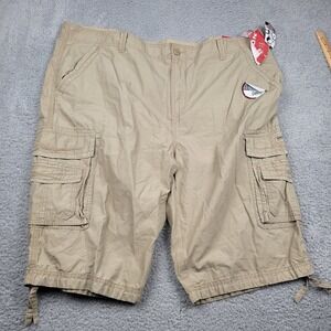 Unionbay Mens Cargo Shorts Size 50 Grain Color Messenger Double Stack‎